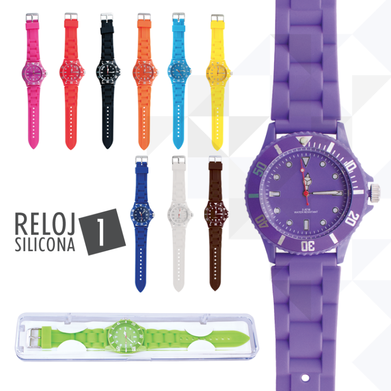 RELOJ SILICONA 1