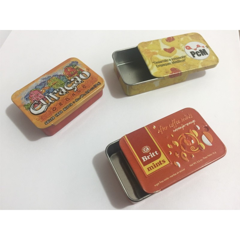 Pastillero en hojalata