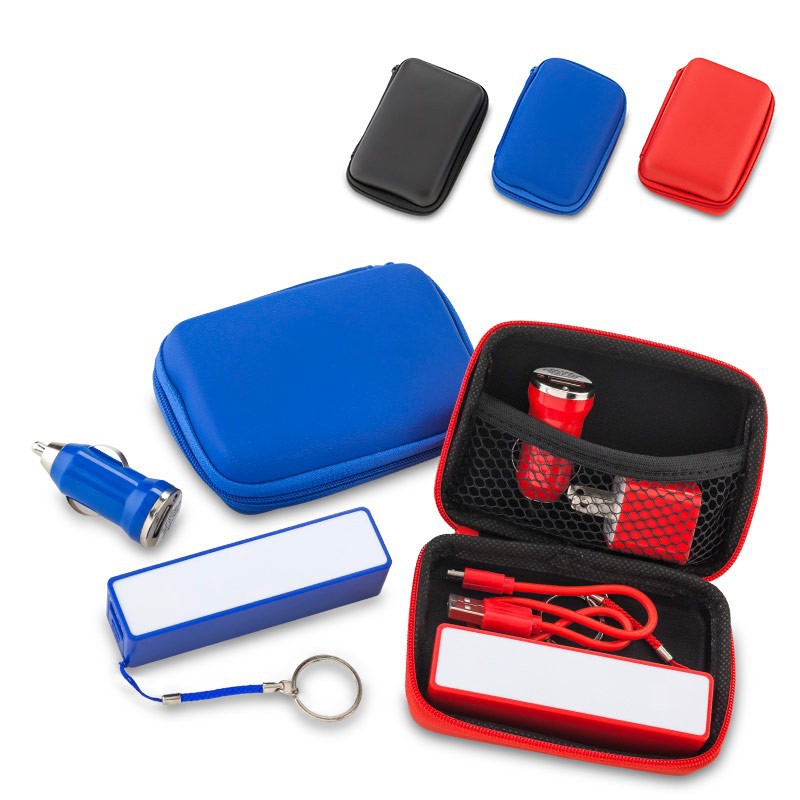 Set travel con pila Compact 2200 mah