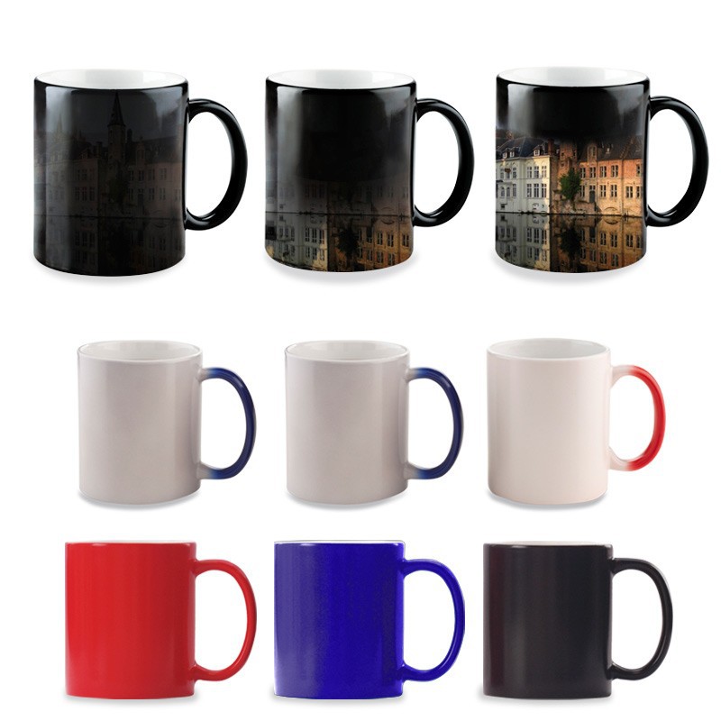 MUG CERAMICA SUBLIMACION MAGIC COLOR -11ONZAS