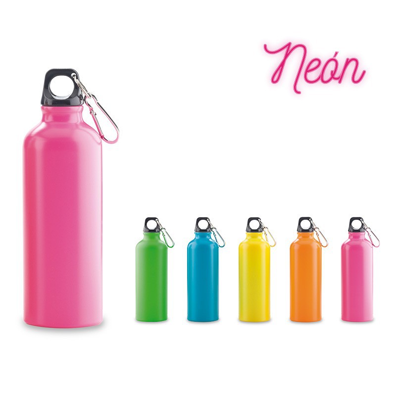 Botilito Metálico Sport Bottle Neon - 500 ml. MU-12-1