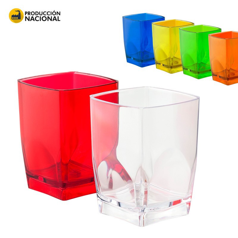 VASO CUADRADO - 7 OZ CRISTAL