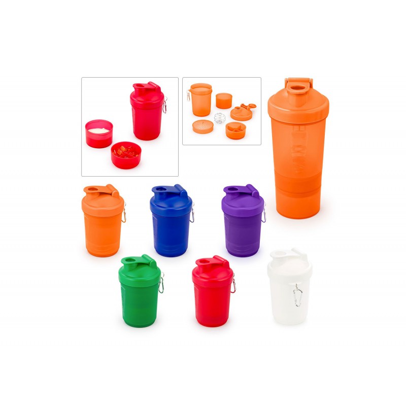 Shaker con Pastillero Blender 400ml