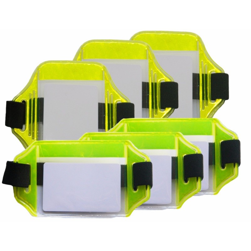 Porta carnet para brazo, posición vertical u horizontal