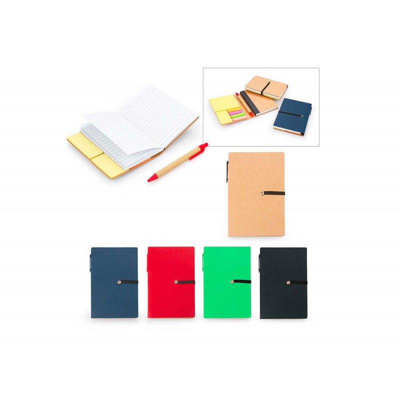 Libreta Ecológica Memo Sticky con Bolígrafo