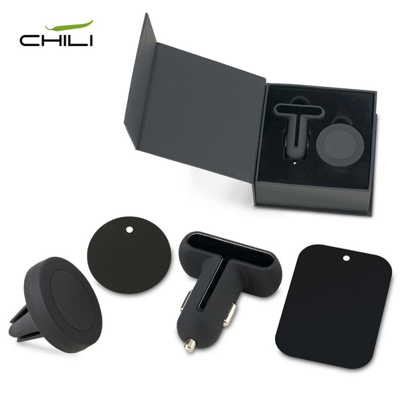 Set de Cargador y Soporte para Móviles Chili