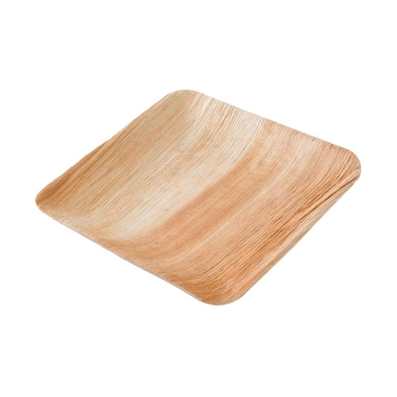 Plato de bamboo cuadrado