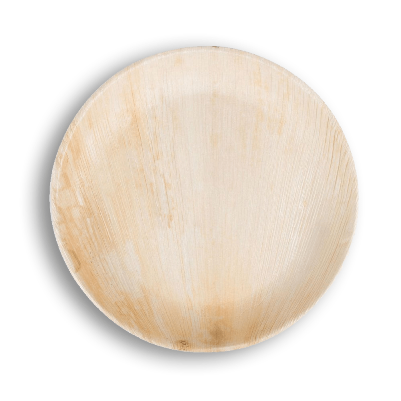 Plato de bamboo redondo