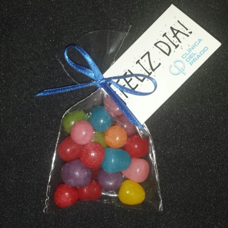 Dulce con empaque de bolsa