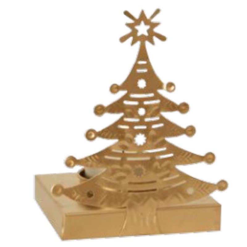 Candelabro Árbol dorado