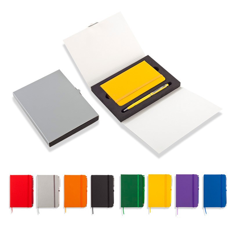 Set Boligrafo y Libreta Crown