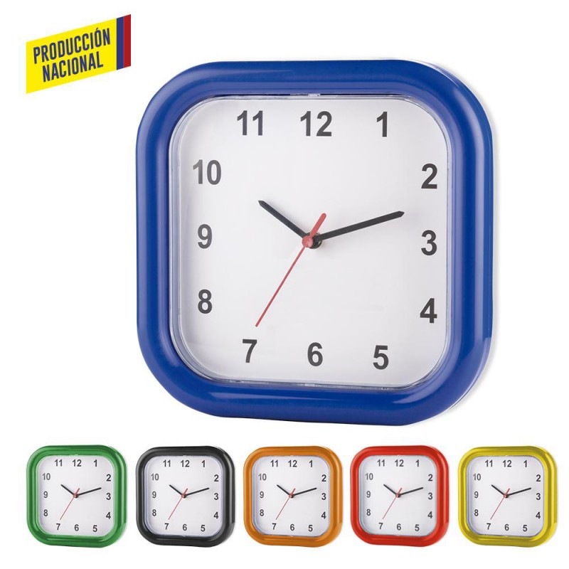 RELOJ MONDRIAN CUADRADO