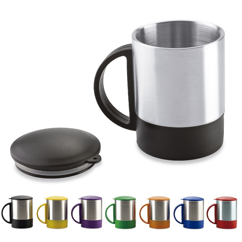 Minimug en Acero con Tapa - 180 ML