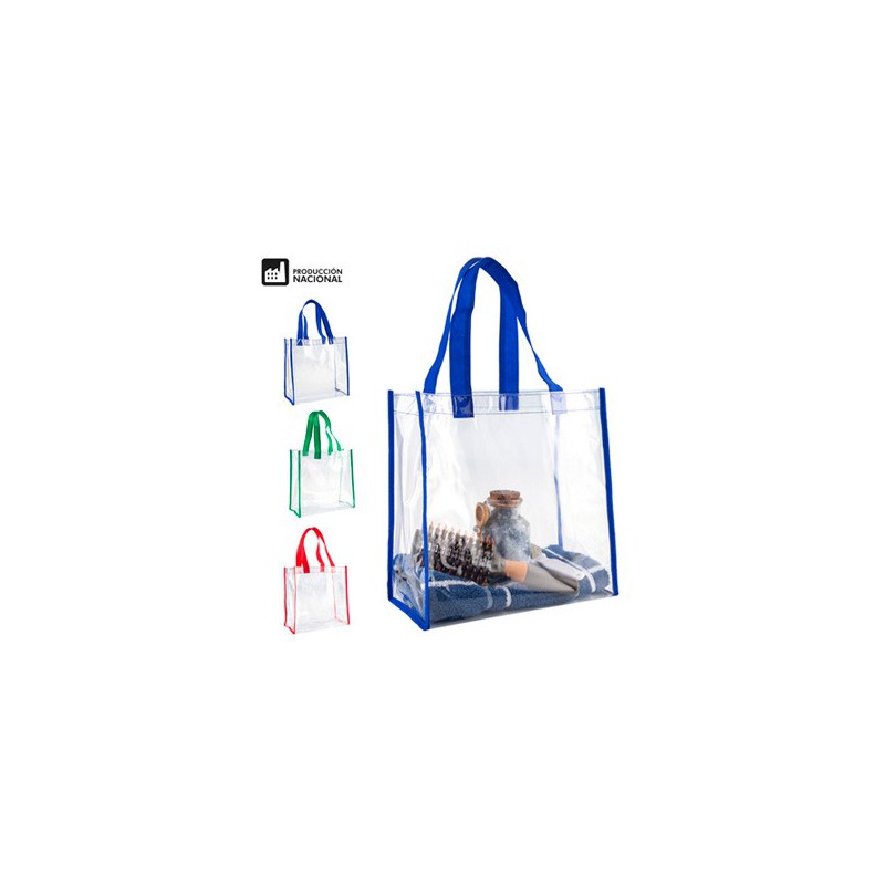 BOLSA CLEAR ZUZY CON RIBETE ( producción N)