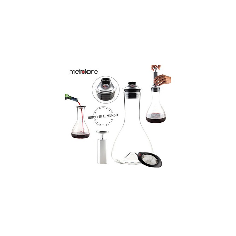 DECANTADOR DE VINO VACUUM