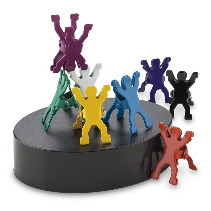 JUEGO DESESTRESANTE CON CLIPS DE COLORES