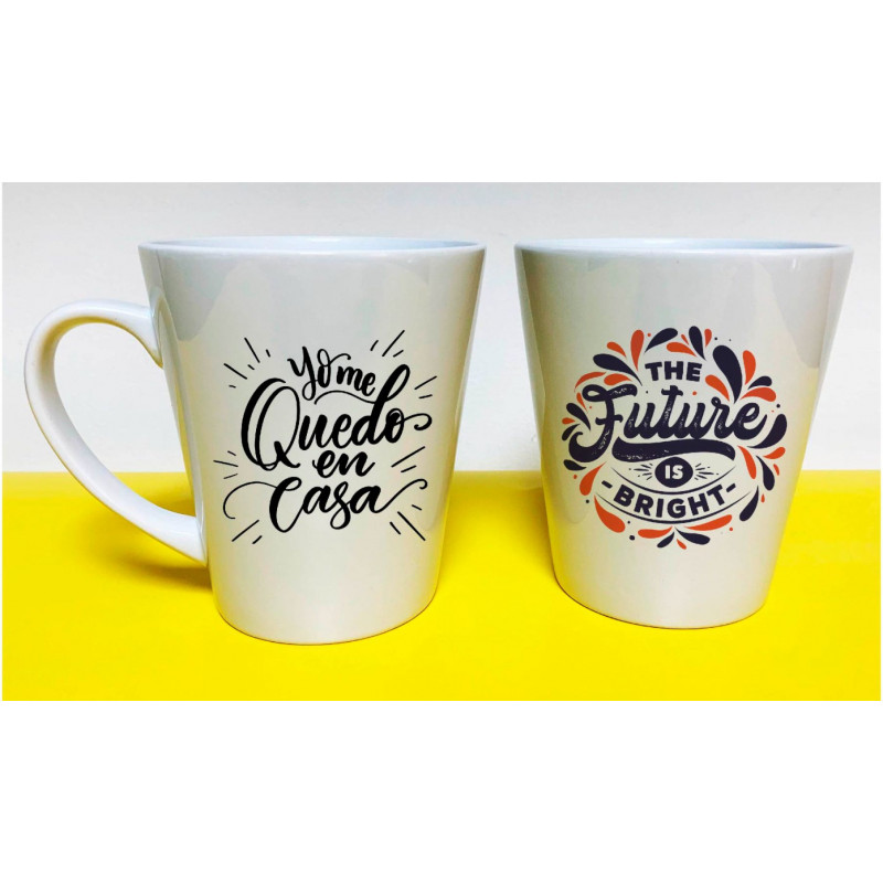 Mug conico para sublimacion 10 onz