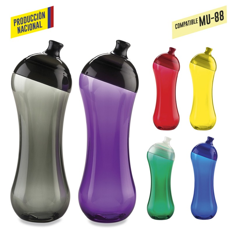 Botilito en PVC Curvy 500ml