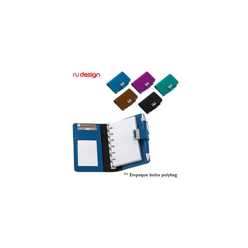 AGENDA PORTADOCUMENTOS EN CUERO A6