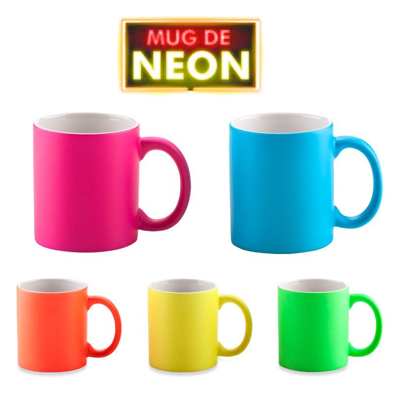 Mug Ceramica Neon 11oz