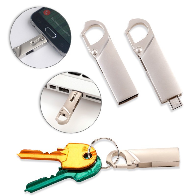 USB Carabinero 2 en 1 8GB
