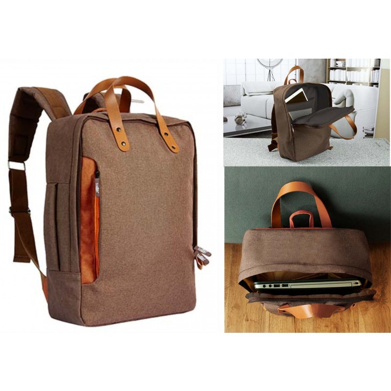 MOCHILA PORTAFOLIO DARO COLOR CAFé