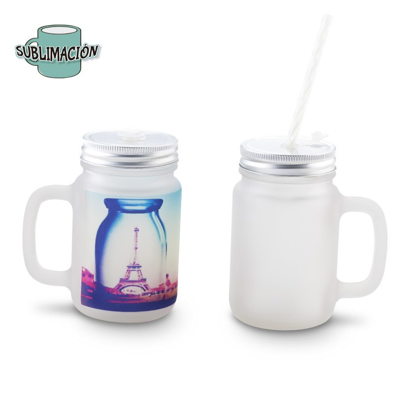 Jarra en Vidrio Para Sublimacion 15 oz