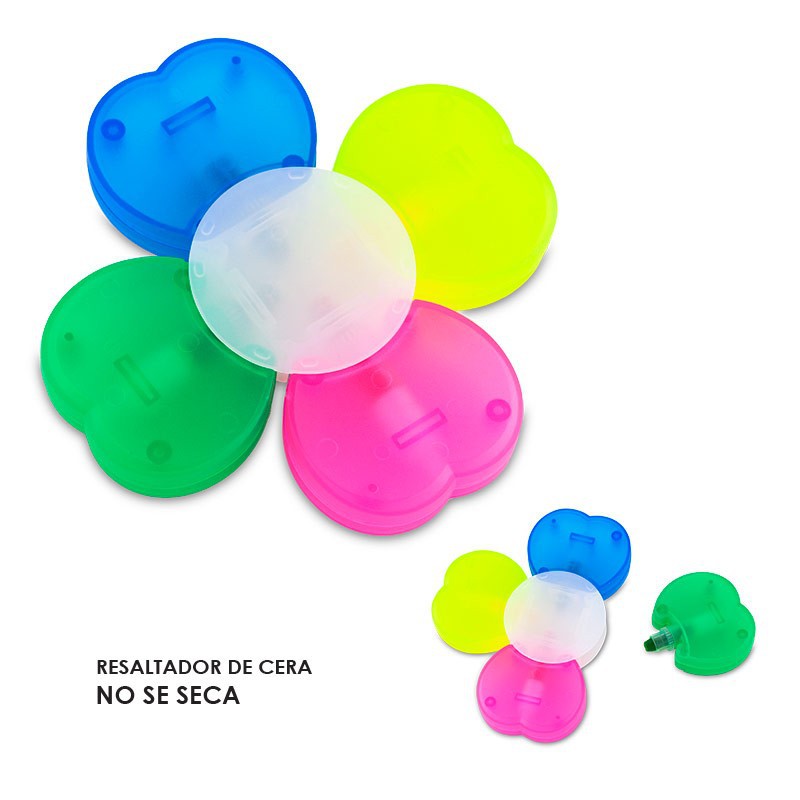Resaltador Magico en Cera Flower - 4 colores