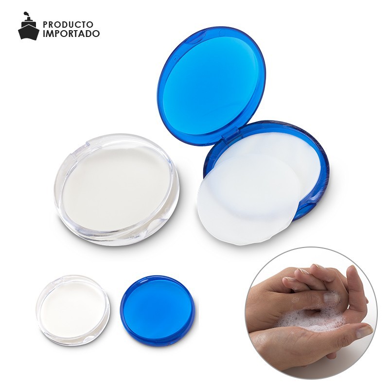 Hojas de Jabón Antibacteriano con Estuche