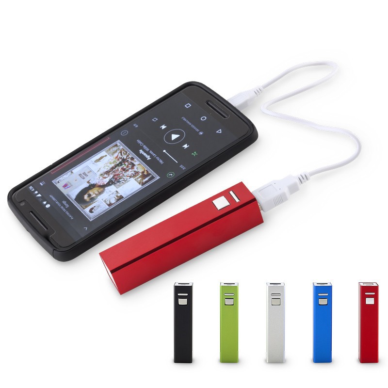 Pila Recargable Power Bank Con Boton 2200mAh