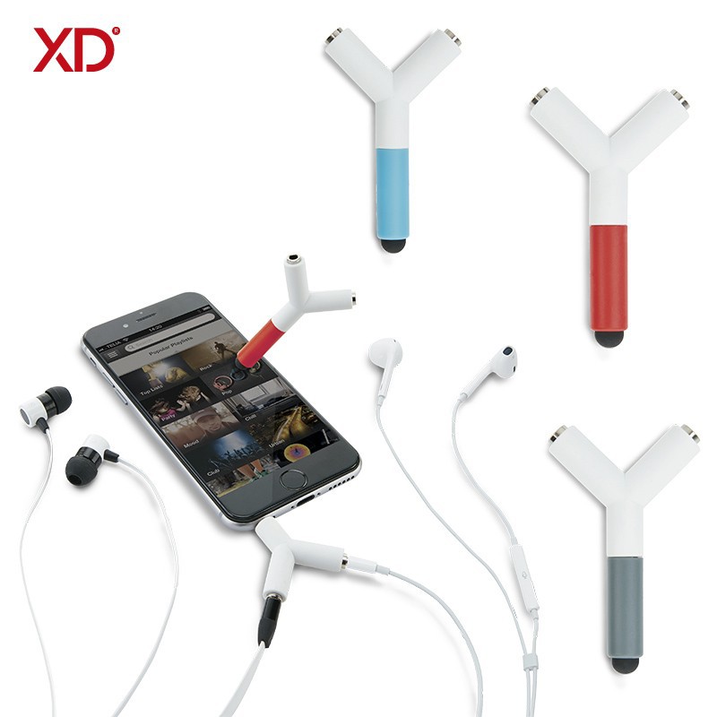 Adaptador De Sonido Doble Con Stylus Tree
