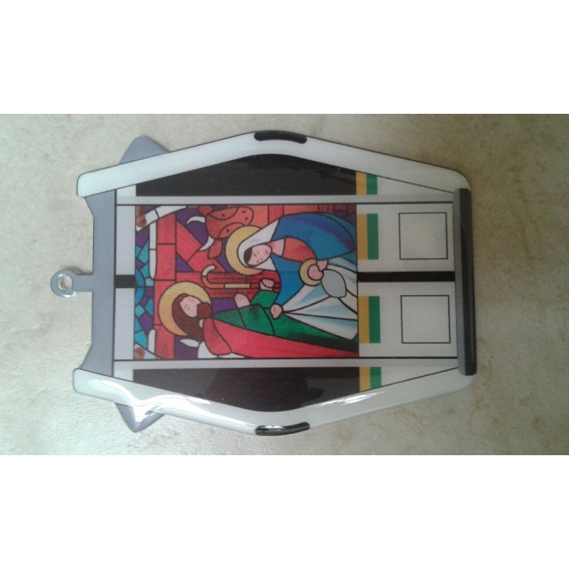 Pesebre vitral