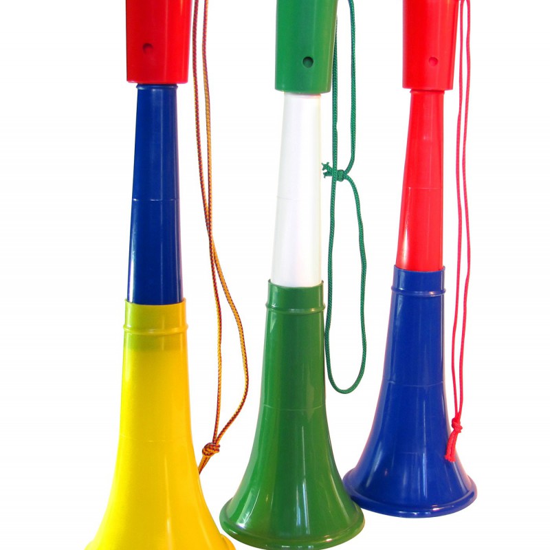 Vuvuzela con pito