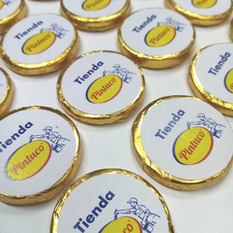Moneda de chocolate