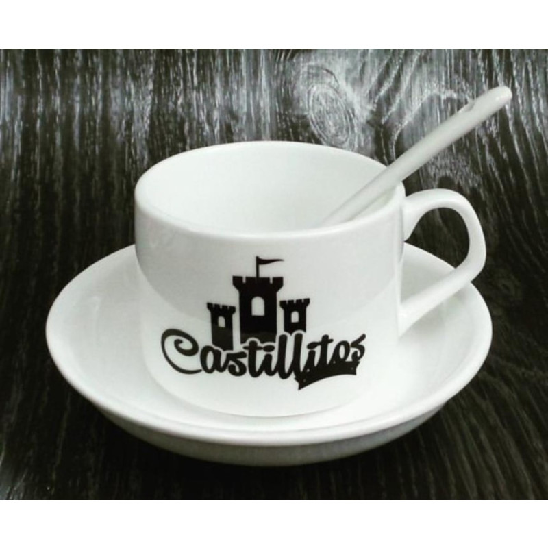 Set plato y pocillo tintero