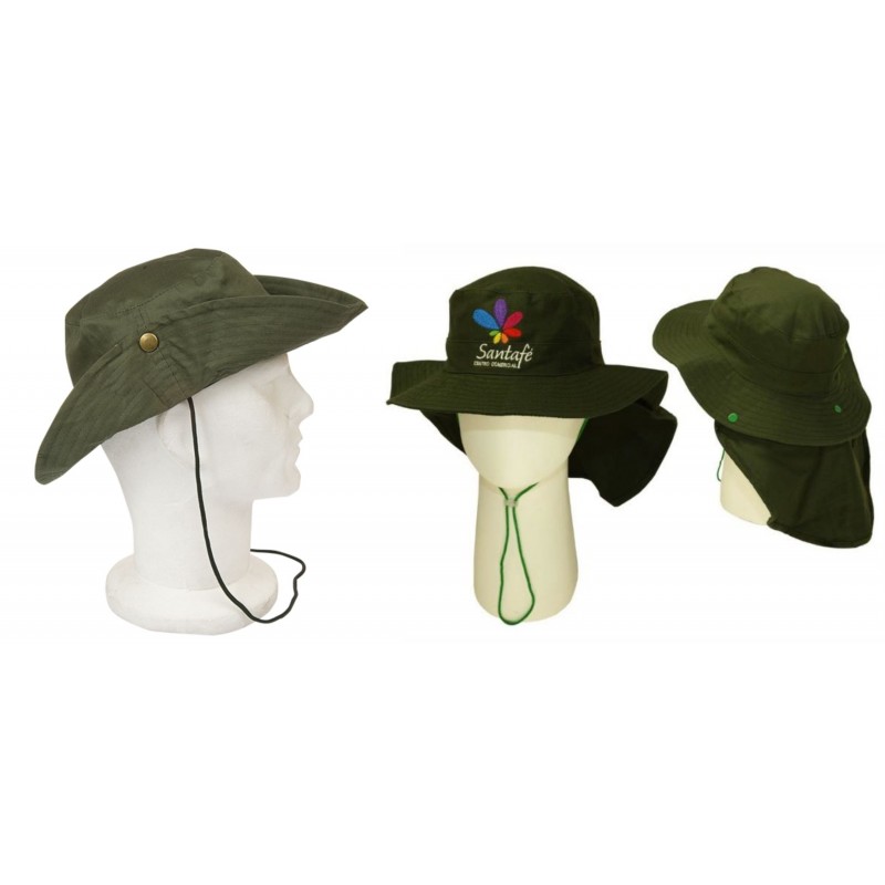 Sombrero Safari con y sin solapa