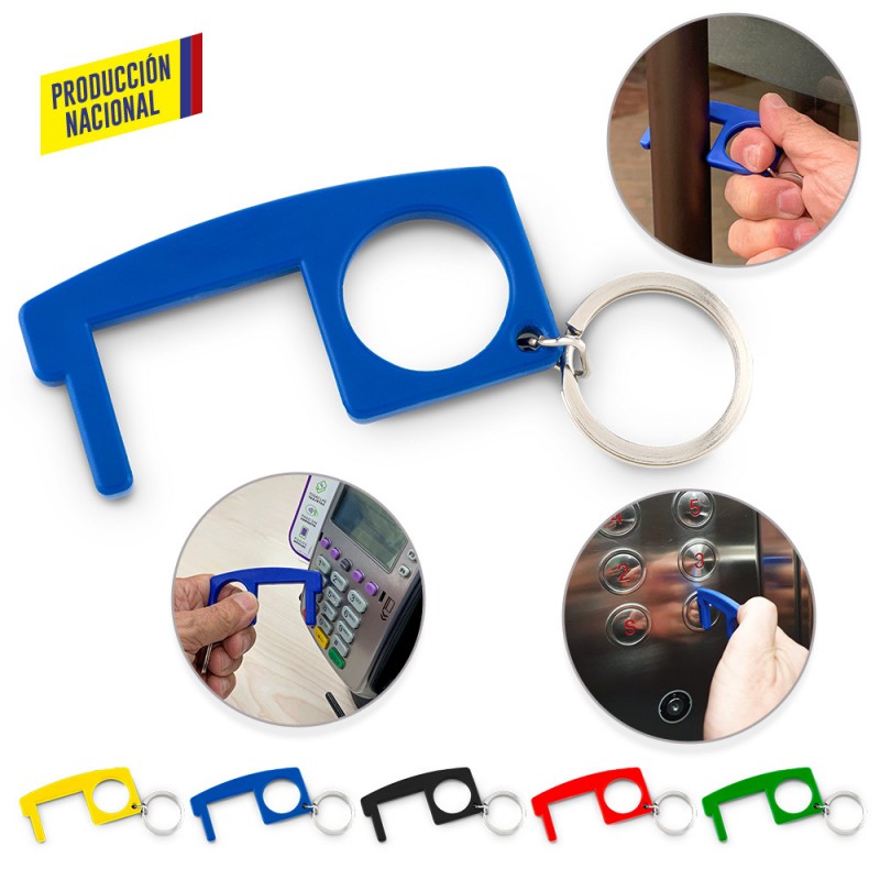 Llavero Plástico Multiusos Anticontacto - Prod Nal