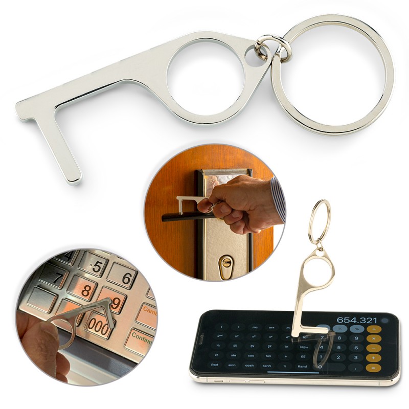 Llavero Multiusos Metalico Touch Free ML-386