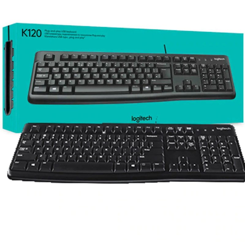 Teclado K120 Logitech Alambrico