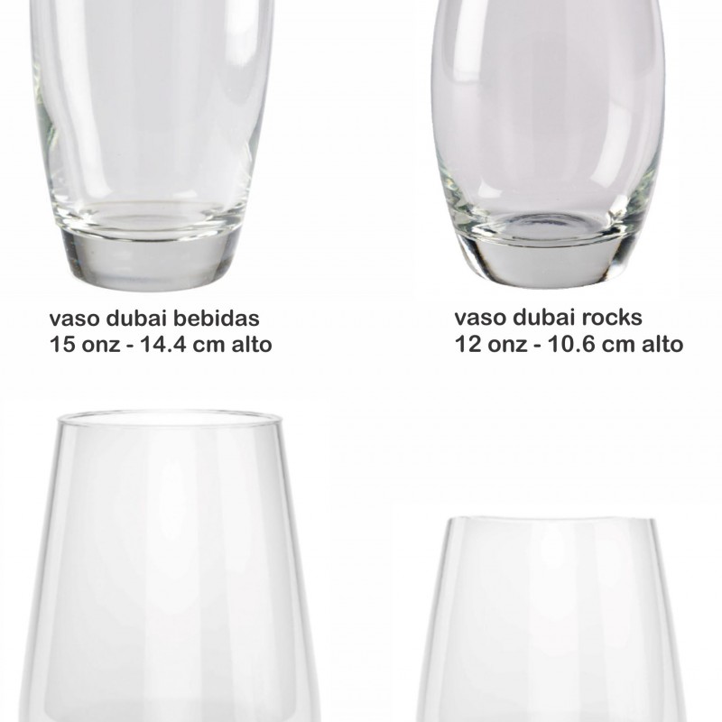 Vasos de vidrio