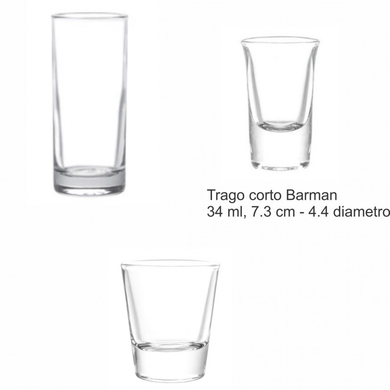 Copas de vidrio