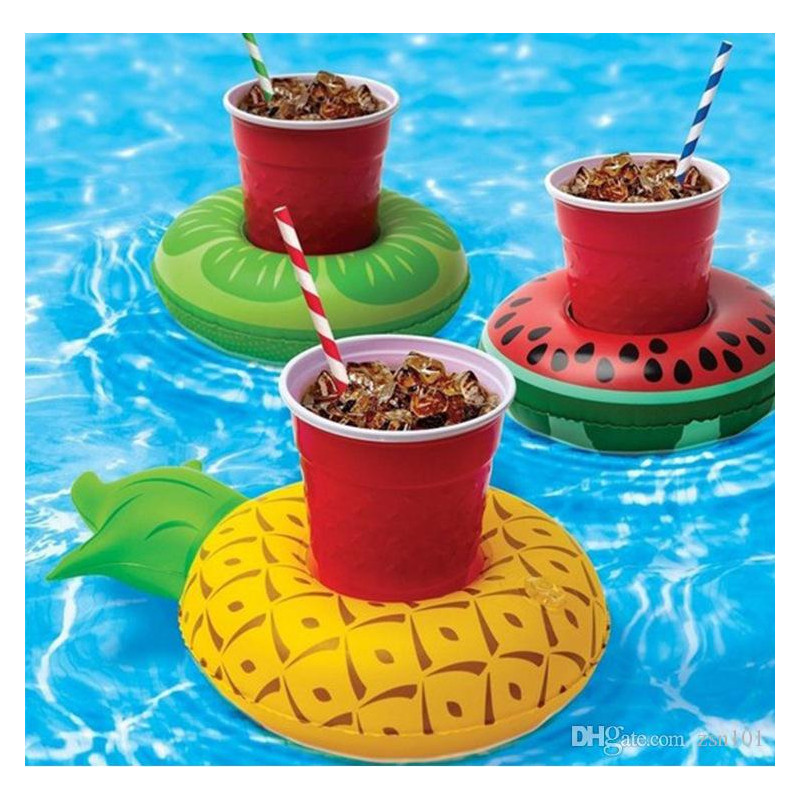 Flotador inflable para bebidas