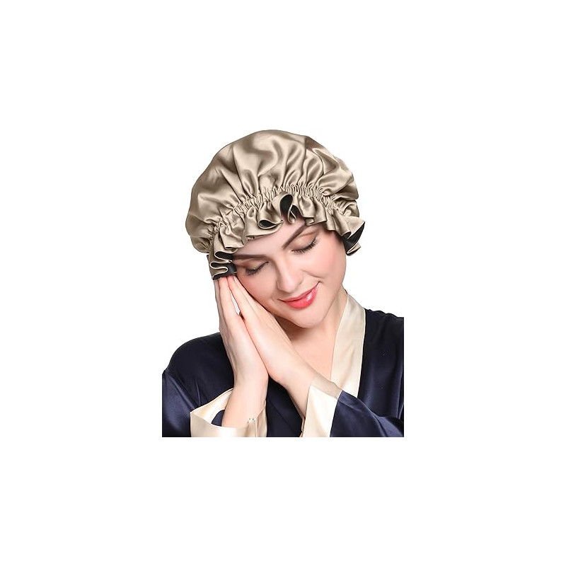 Gorro de satín doble faz y sencillo