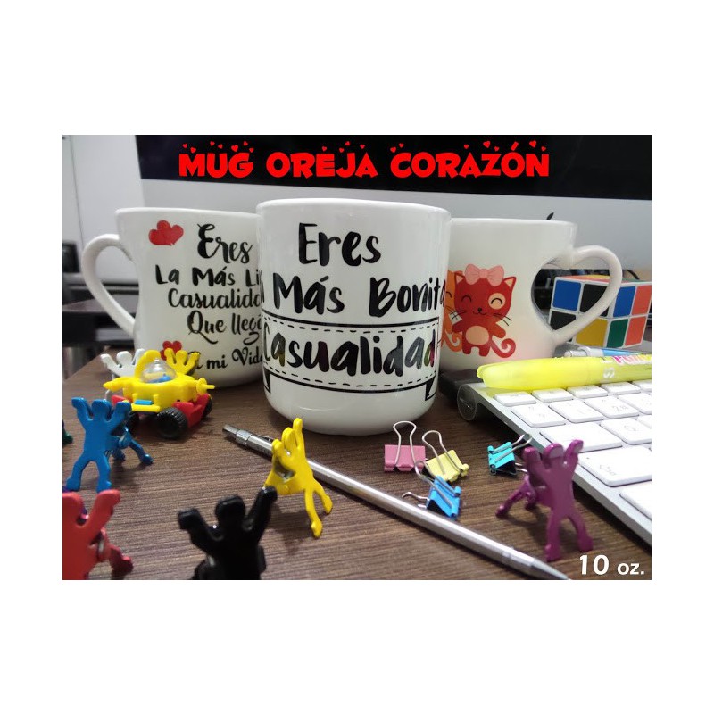 Mug oreja corazón