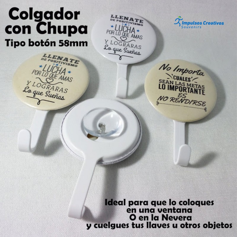 Botón con chupa