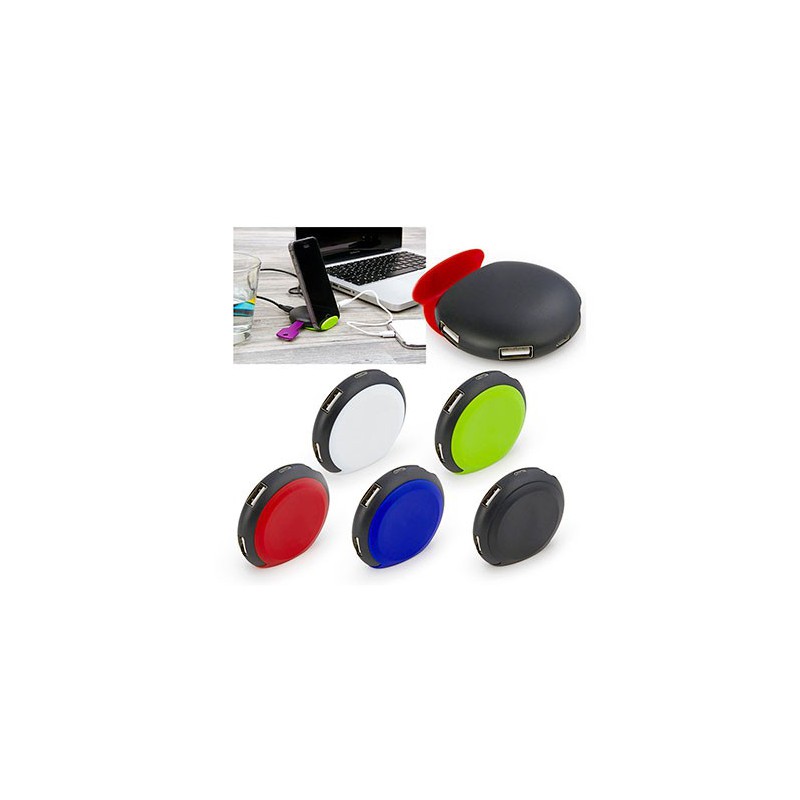 USB HUB con Holder Disc