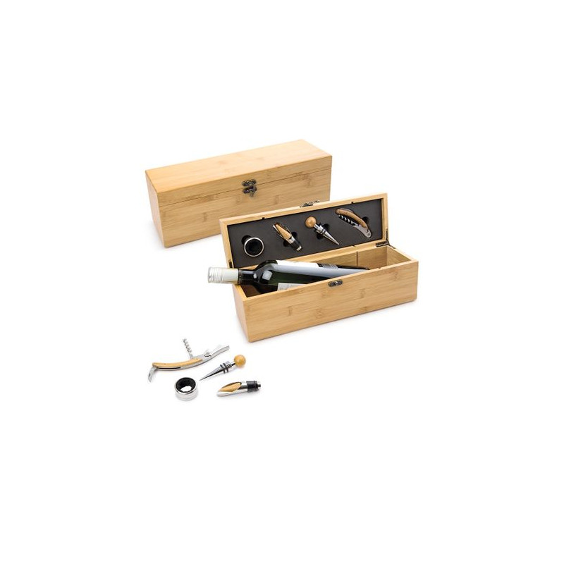 Caja de Bamboo para una Botella