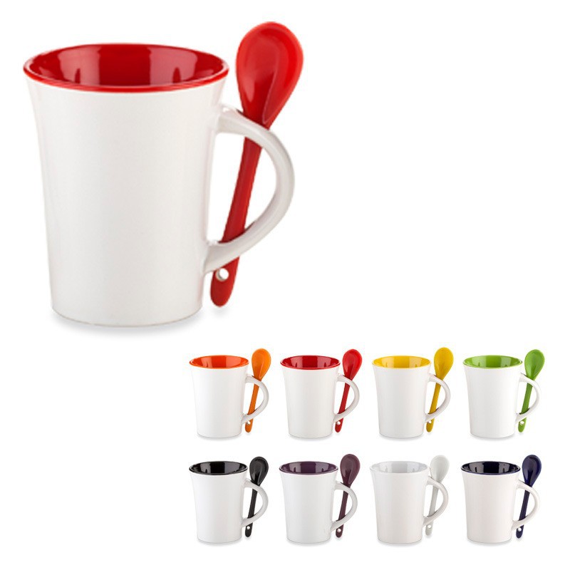 Mug Cerámica con Cuchara Trump 10oz