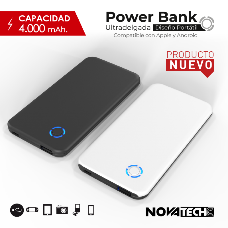 POWER BANK MARS 4000 mAh
