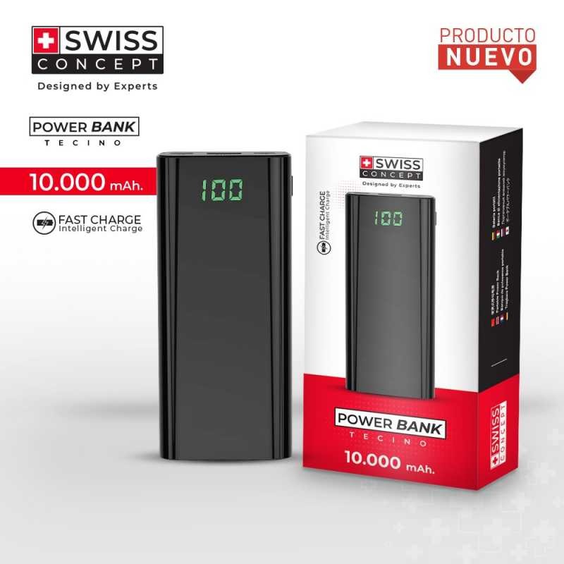 POWER BANK TECINO 10.000 mAh